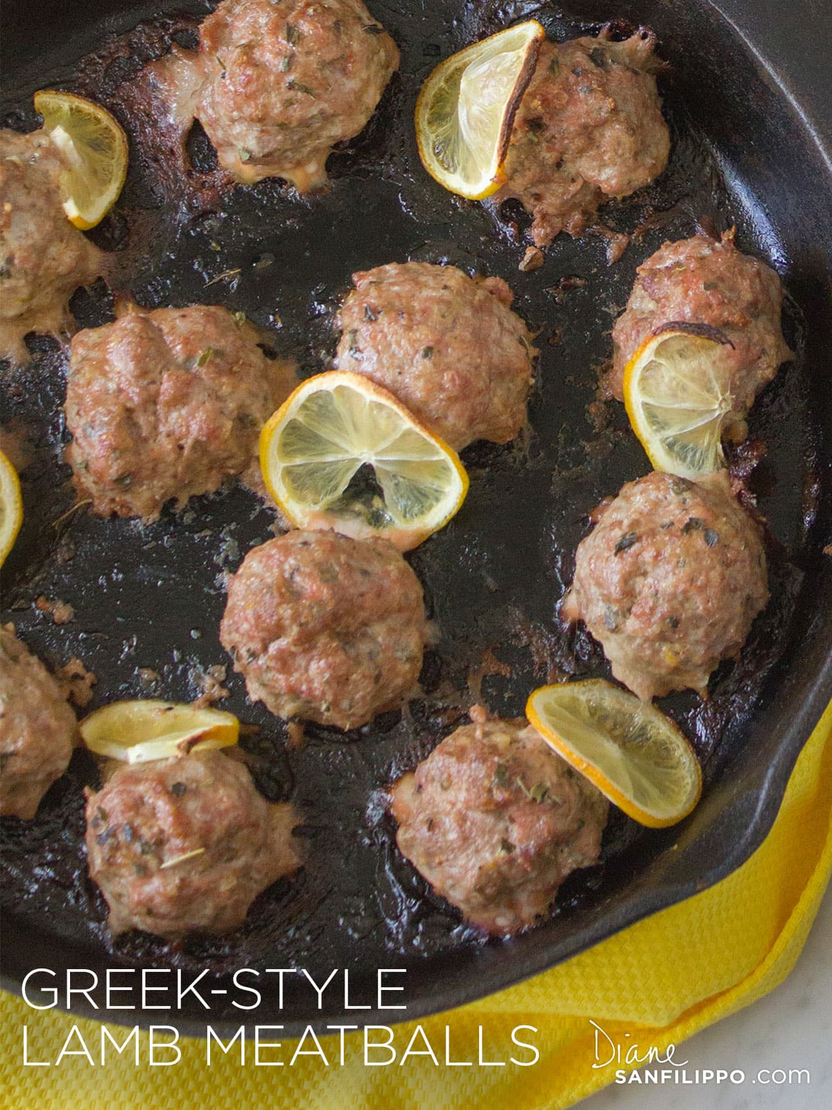 Greek-Style Lamb Meatballs| Balanced Bites