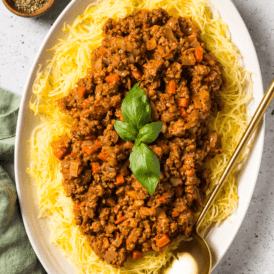 Spaghetti Squash Bolognese | Balanced Bites