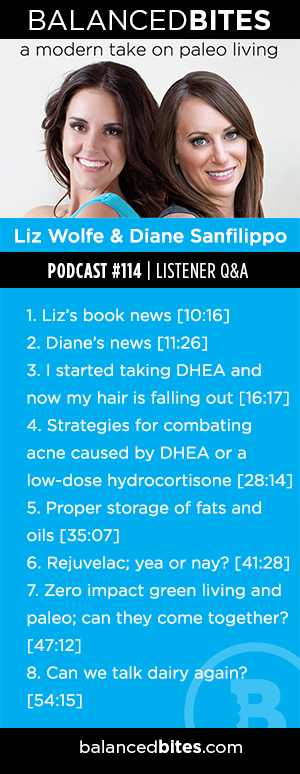 Balanced Bites Podcast Episode 114 | Listener Q&A | DHEA, Proper Fat Storage, & Dairy Quality