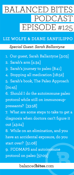 Balanced Bites Podcast #125 | Special Guest Sarah Ballantyne