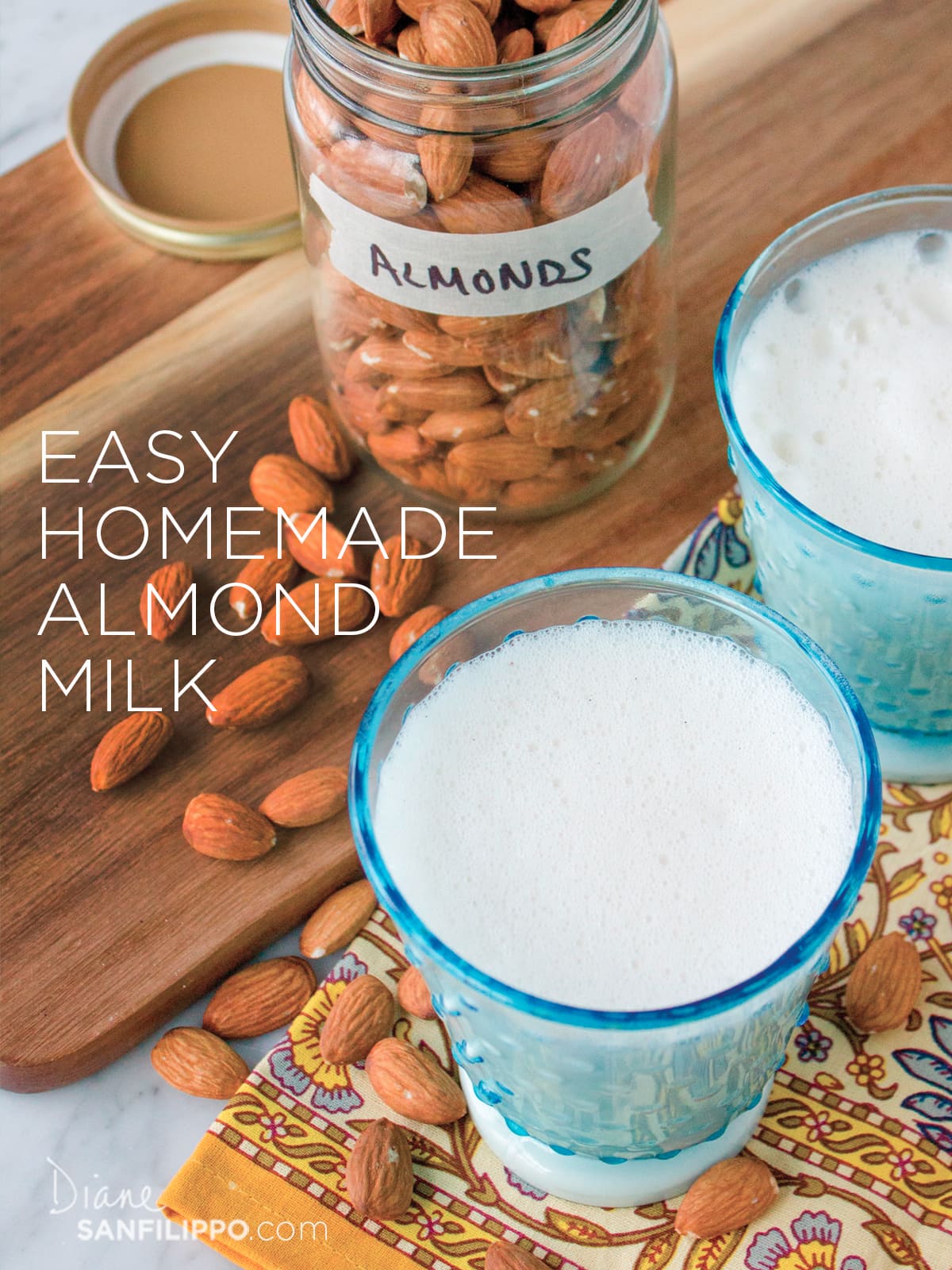 Homemade Almond Milk & Almond Meal | Diane Sanfilippo (recipe from The 21-Day Sugar Detox)