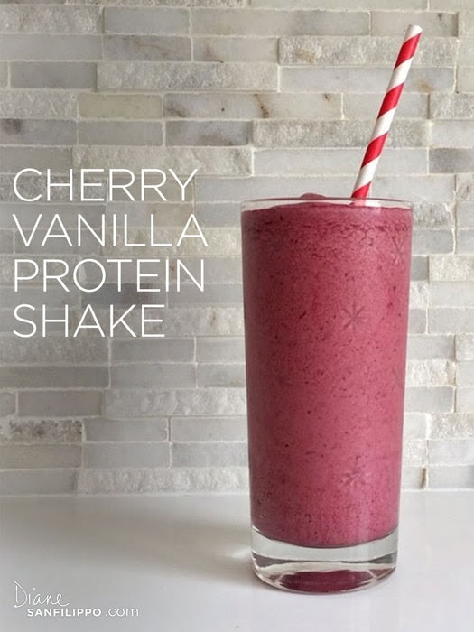 Cherry Vanilla Protein Shake Tall