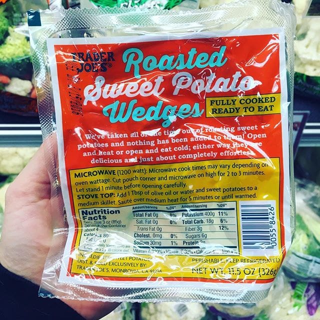 Roasted Sweet Potato Wedges Trader Joe's