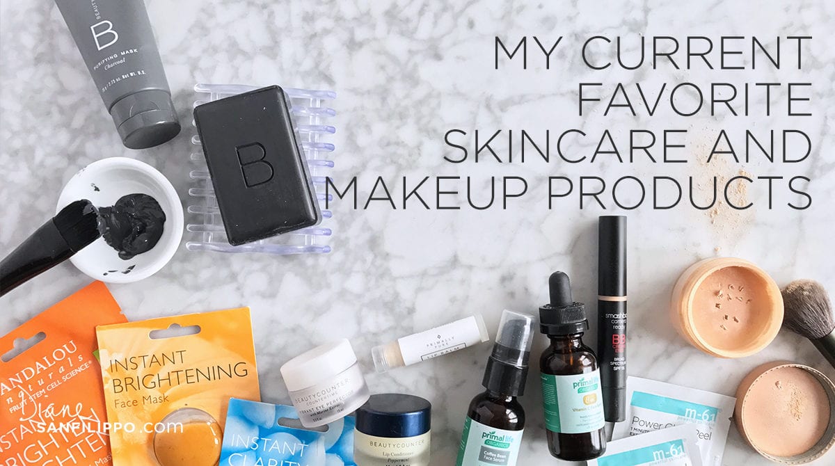 My current favorite skincare and makeup products (including safer skincare!) | Diane Sanfilippo