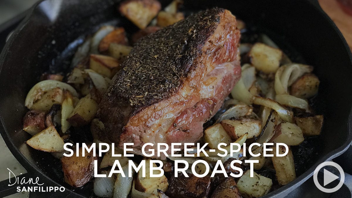Greek-Spiced Lamb Roast | Diane Sanfilippo
