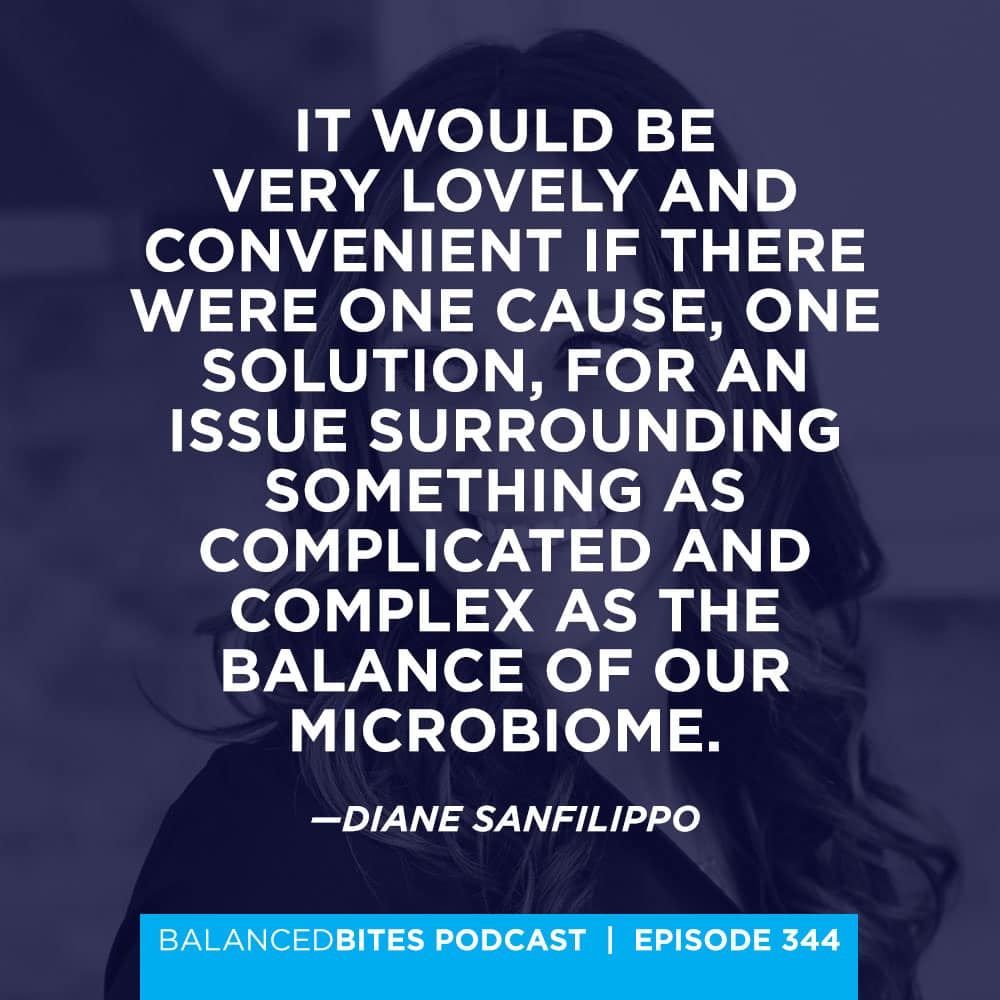 Balanced Bites Podcast with Diane Sanfilippo & Liz Wolfe | Gut Microbiome & Food Intolerances, & Carbs