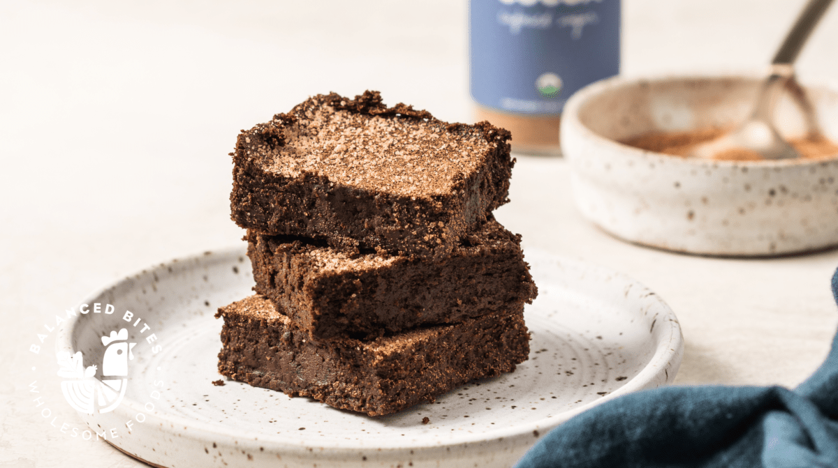 Flourless Dark Chocolate Brownies | Balanced Bites